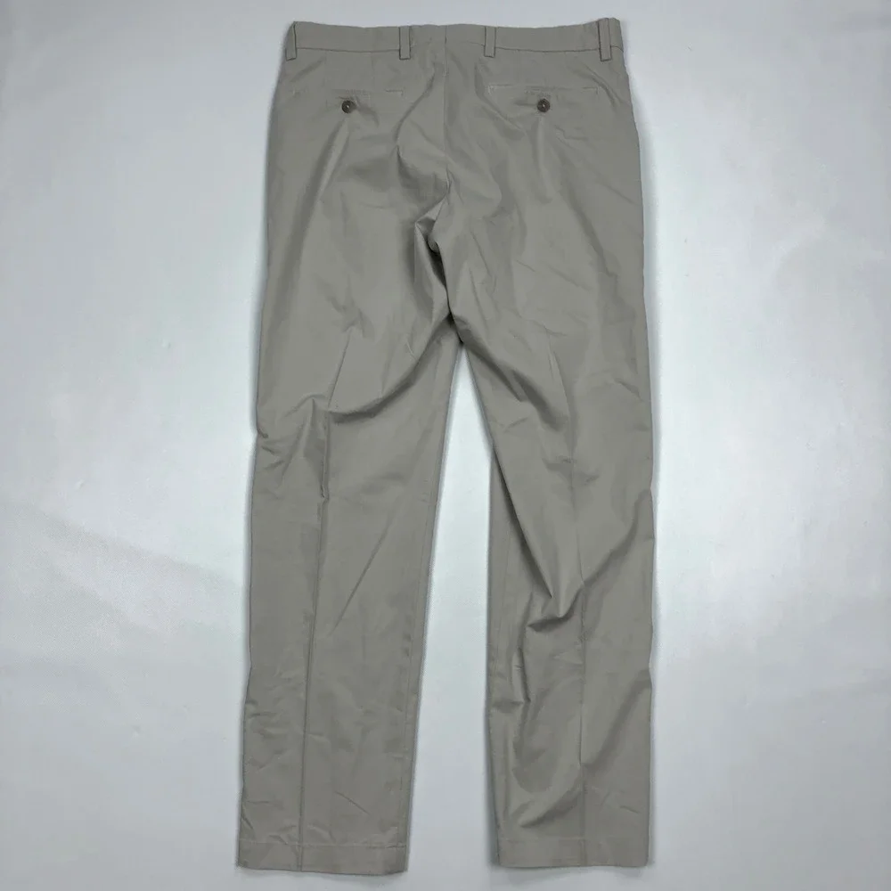 Ballin Ceramica Modern Fit Men 34x30 Khaki Cotton Stretch Performance Pants